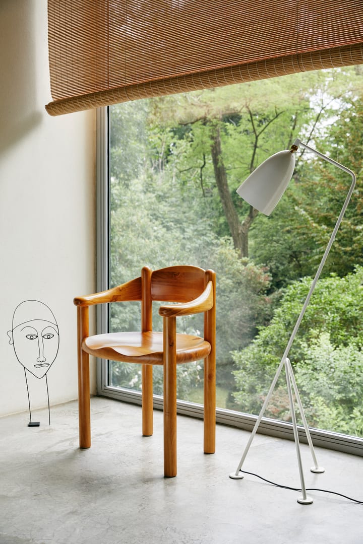 Græshoppe gulvlampe blank, Alabaster white GUBI