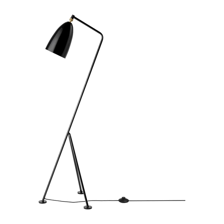 Græshoppe gulvlampe blank - Black - GUBI