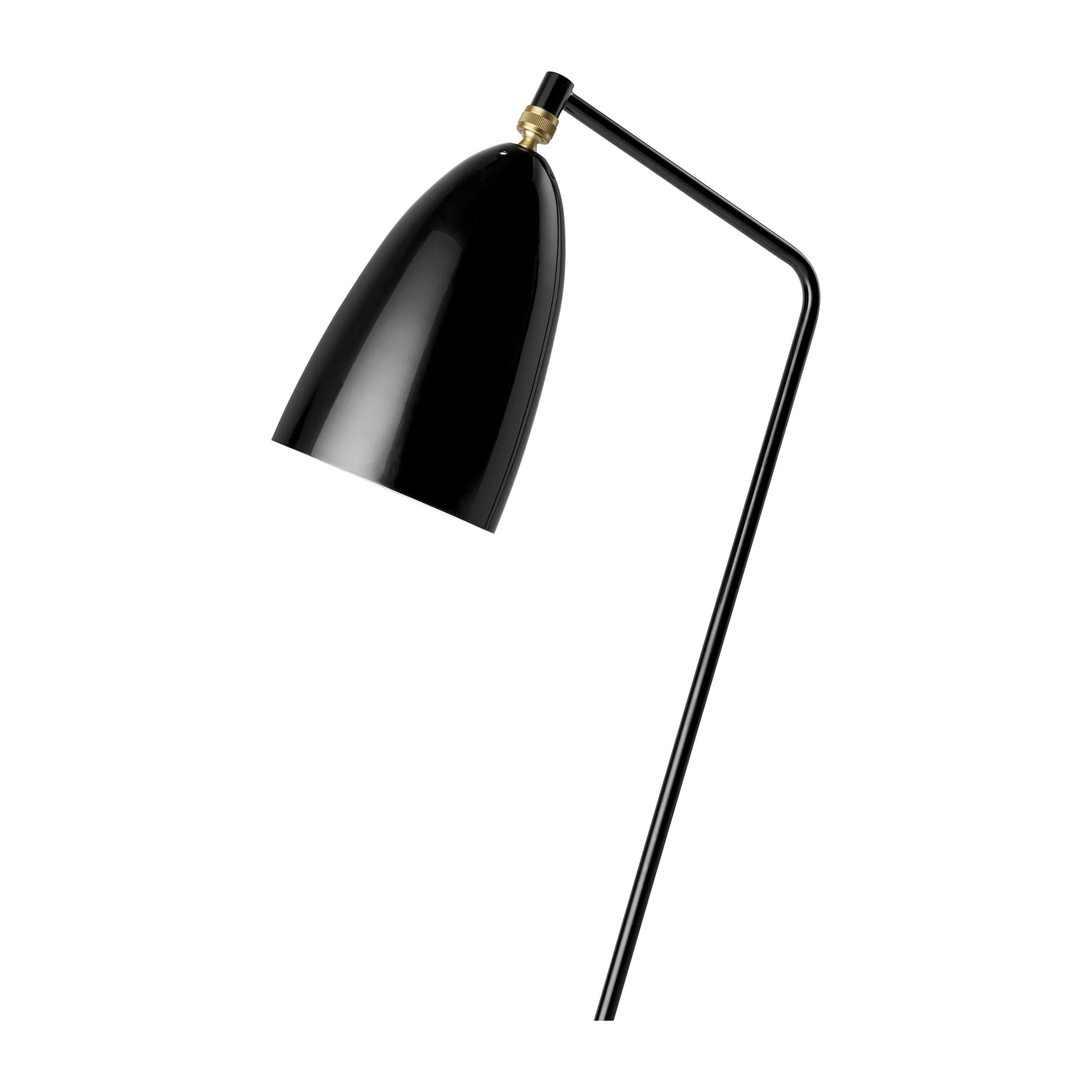 Græshoppe gulvlampe blank, Black GUBI