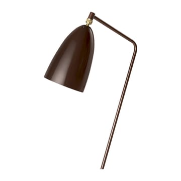 Græshoppe gulvlampe blank - Walnut brown - GUBI