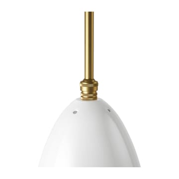 Græshoppe loftslampe blank - Alabaster white/Brass - GUBI