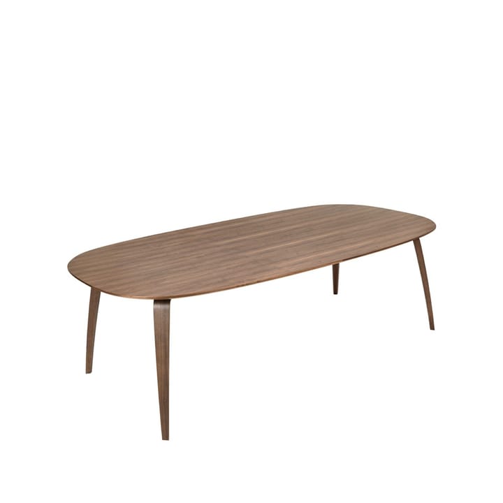 Gubi Elliptical spisebord - american walnut - GUBI