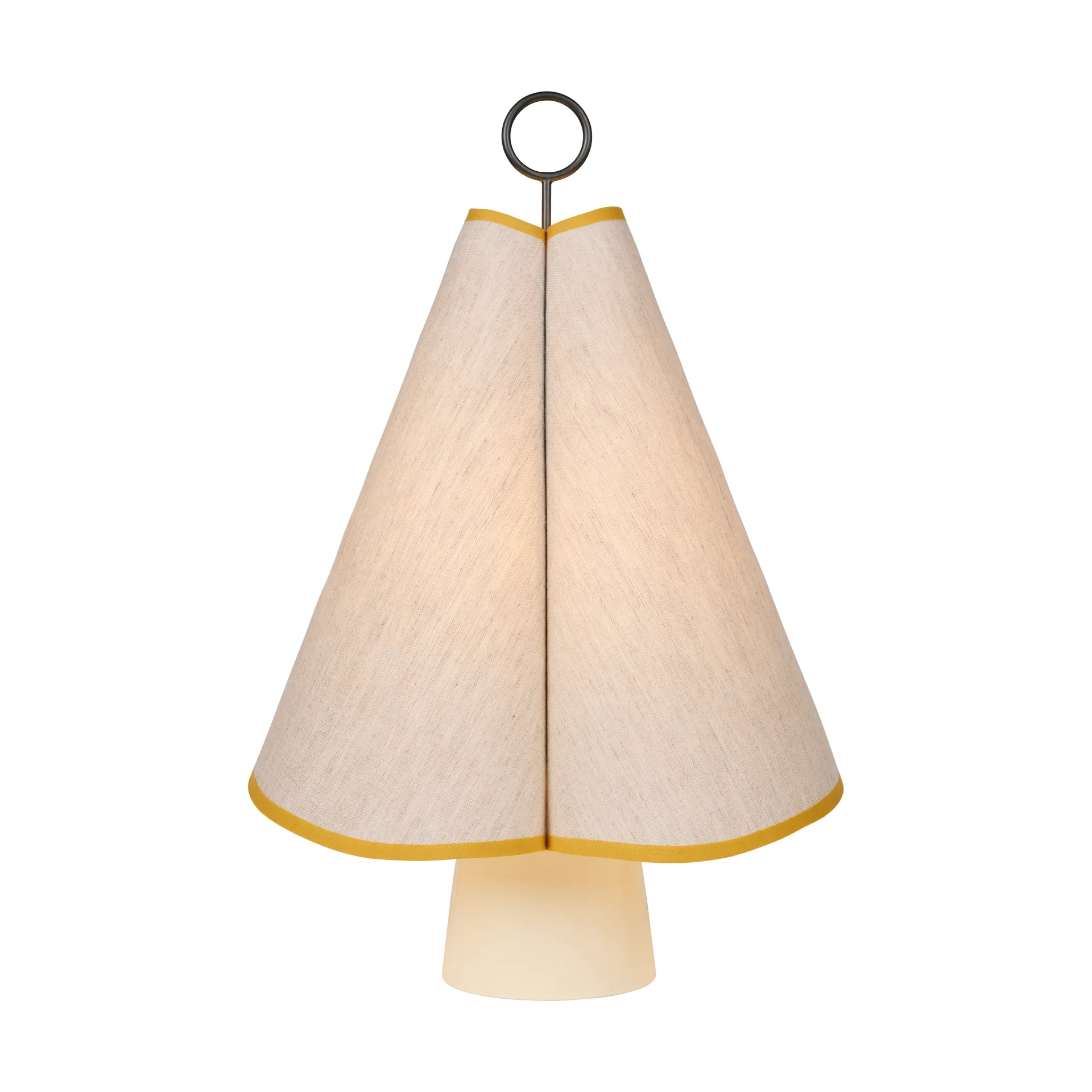 Hornbæk portable bordlampe, Poppy yellow GUBI