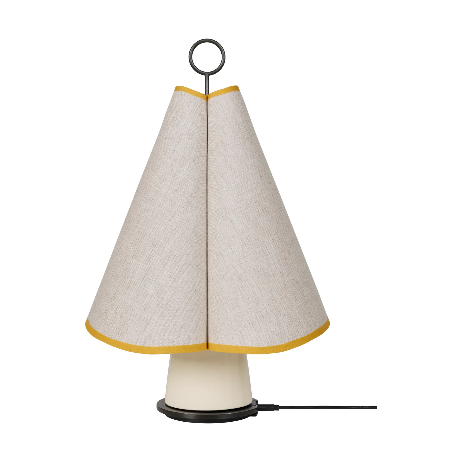 Hornbæk portable bordlampe, Poppy yellow GUBI