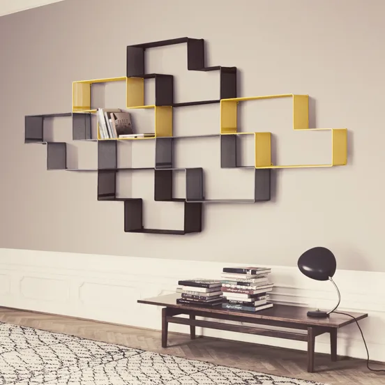 Matégot Dedal bogreol, grå GUBI