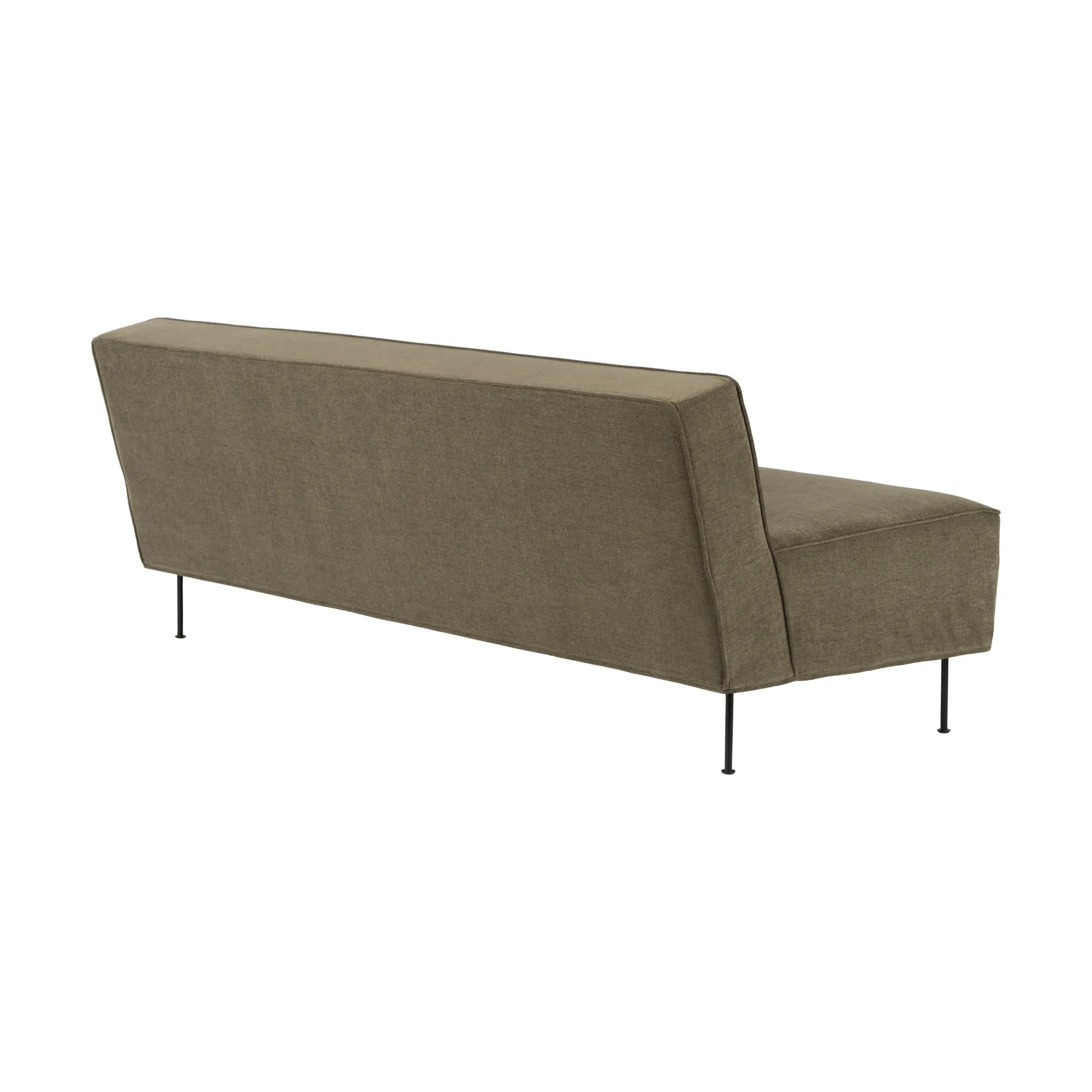 Modern Line sofa 180x83x70 cm, Belsuede special FR 002-black GUBI