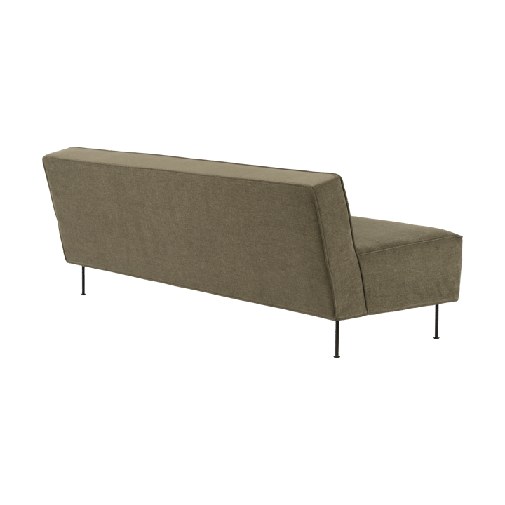 Modern Line sofa 180x83x70 cm - Belsuede special FR 002-black - GUBI