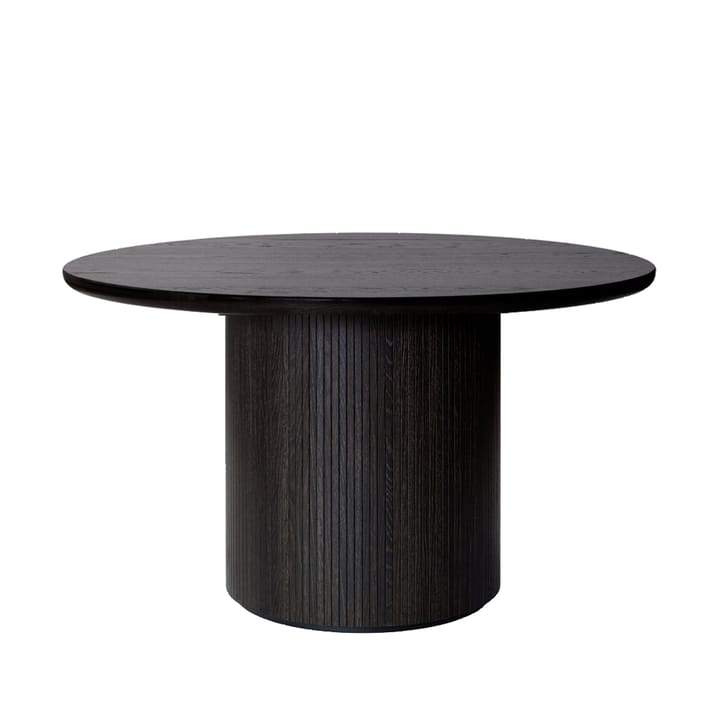 Moon spisebord rundt - oak brown/black stained, Ø150 cm - GUBI