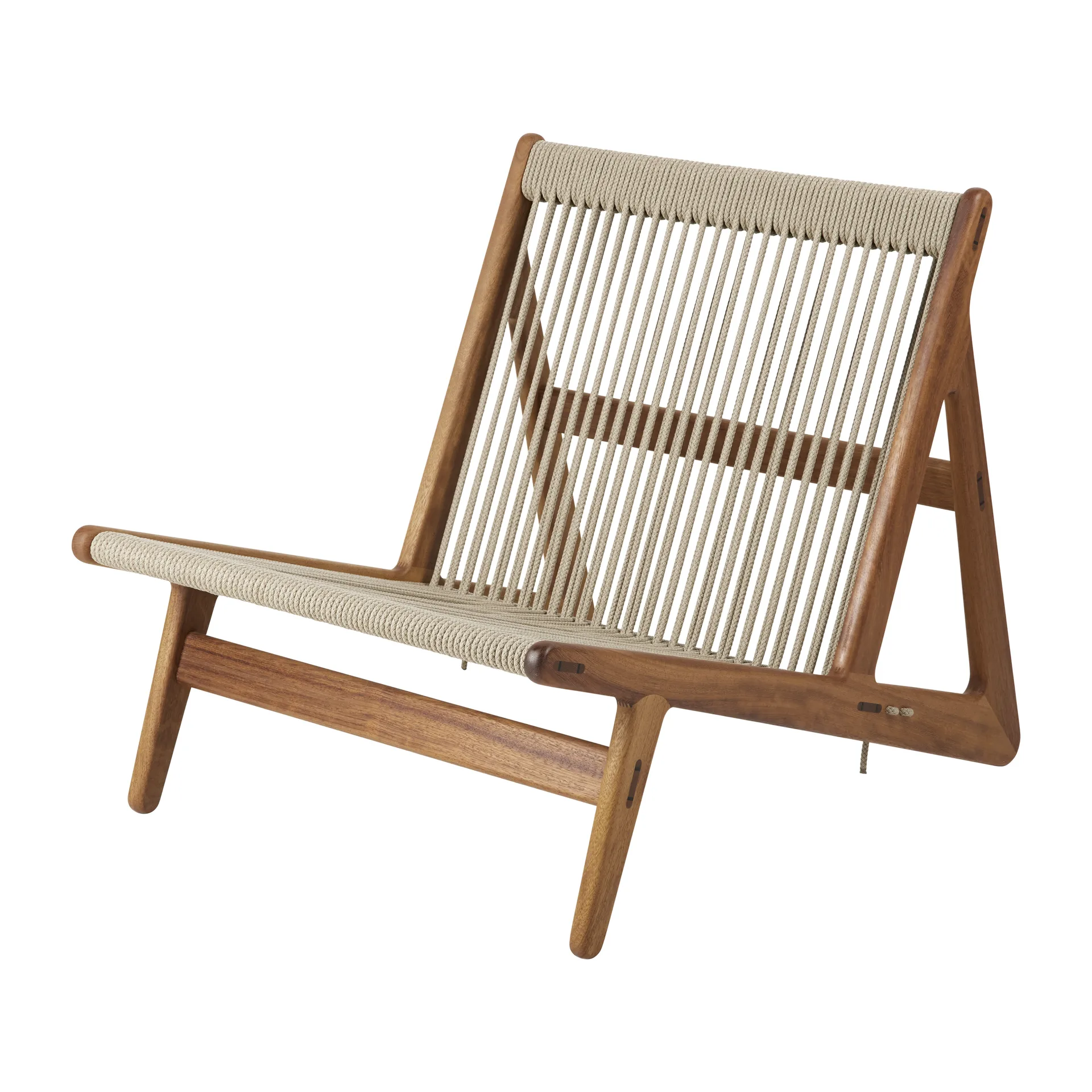MR01 Initial outdoor lounge chair, Olieret irokotræ GUBI