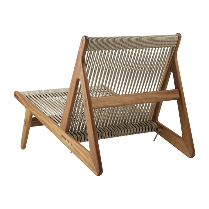 MR01 Initial outdoor lounge chair - Olieret irokotræ - GUBI