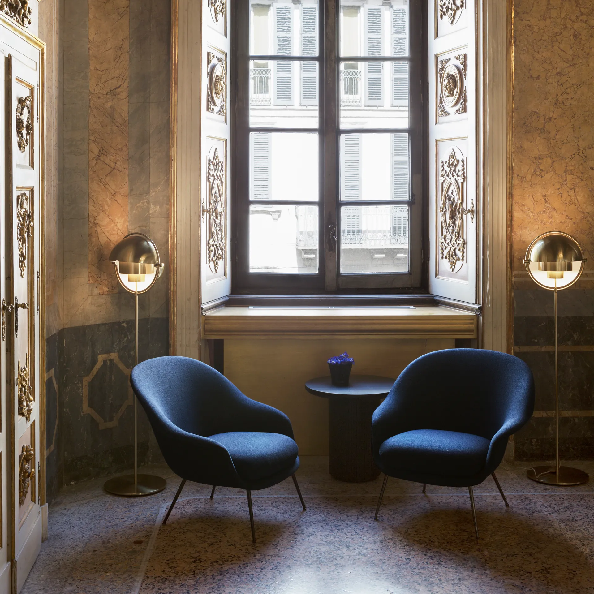 Multi-Lite gulvlampe, Bronze-brass GUBI