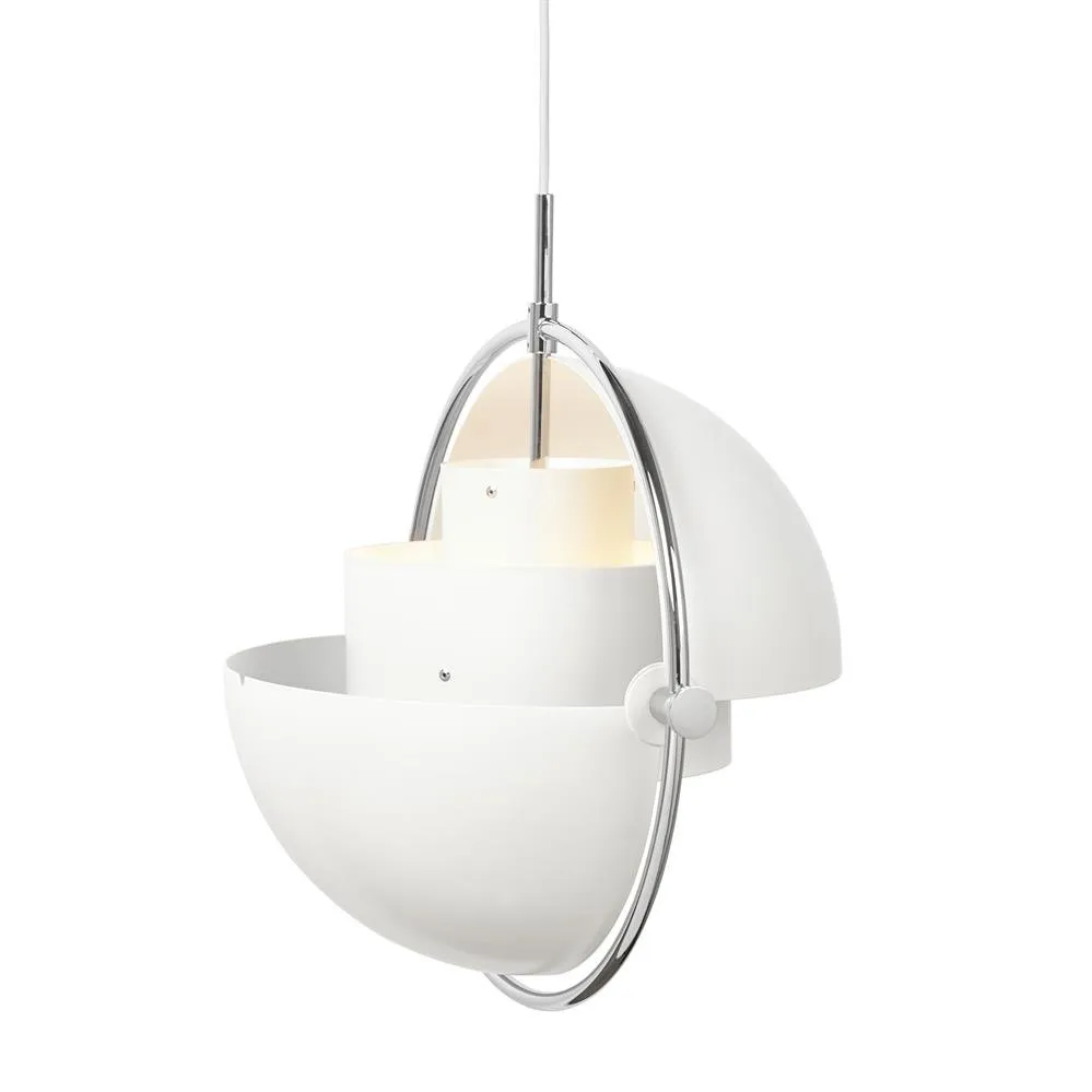 Multi-Lite loftslampe, krom-hvid GUBI