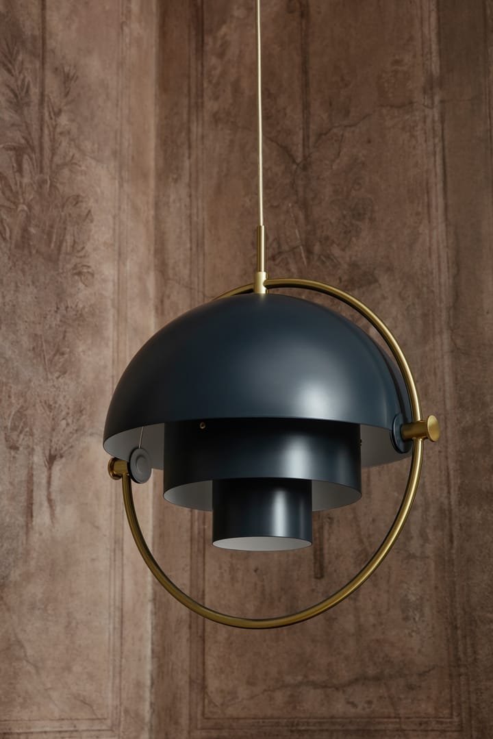 Multi-Lite loftslampe, messing-kulsort GUBI
