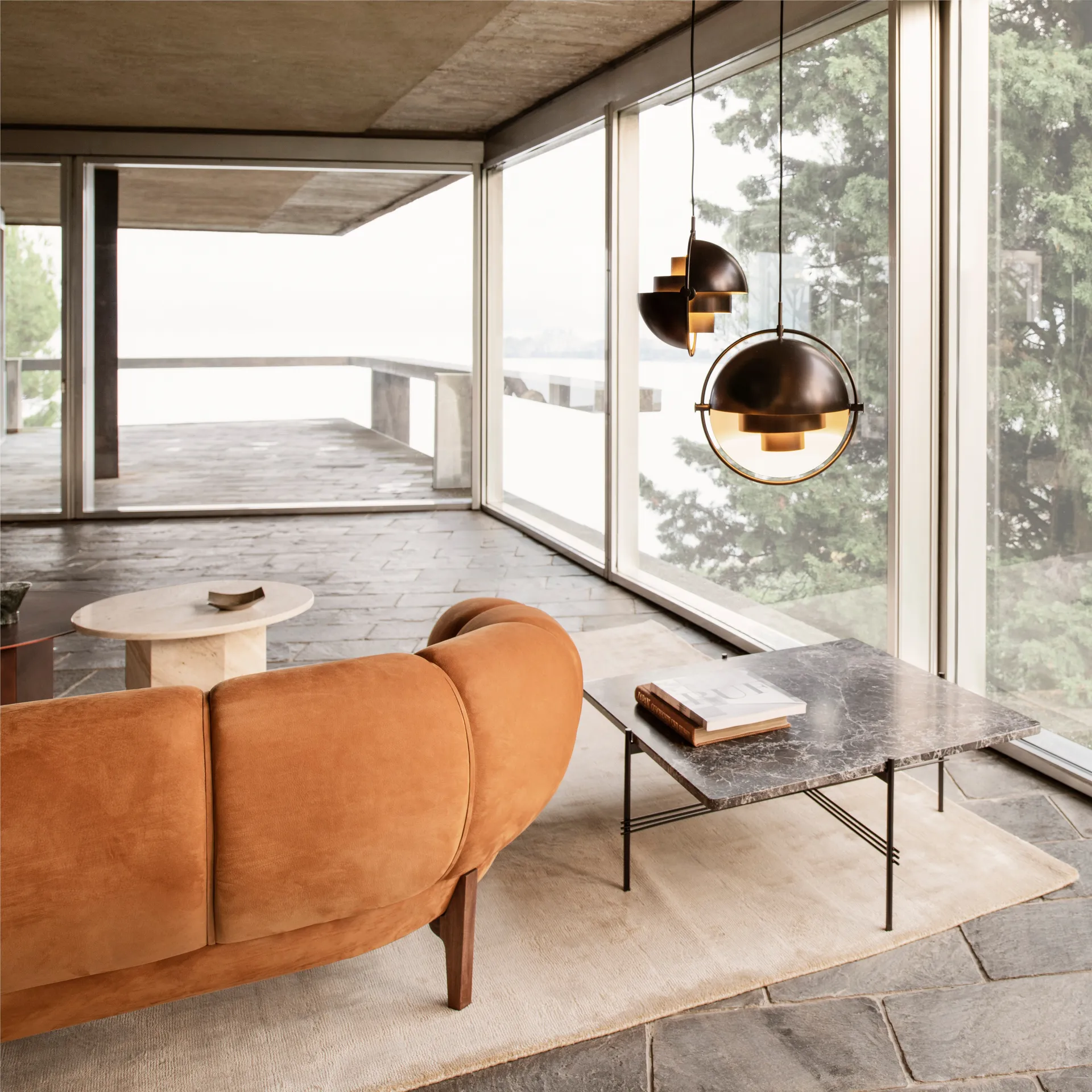 Multi-Lite loftslampe small, Antique brass GUBI