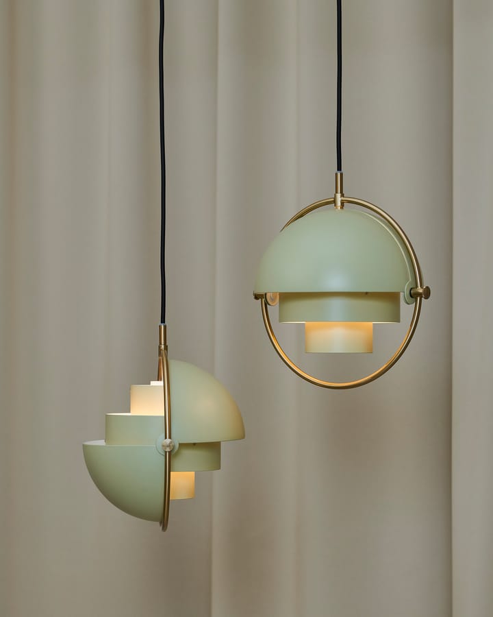 Multi-Lite loftslampe small, Brass/Desert sage GUBI