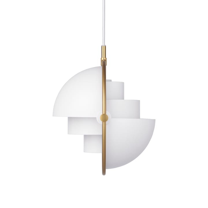 Multi-Lite loftslampe small, Messing/Hvid GUBI