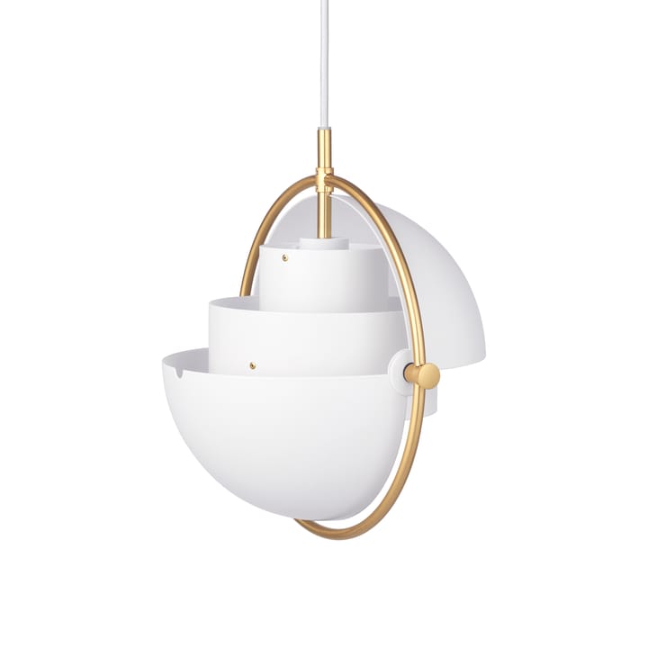 Multi-Lite loftslampe small, Messing/Hvid GUBI