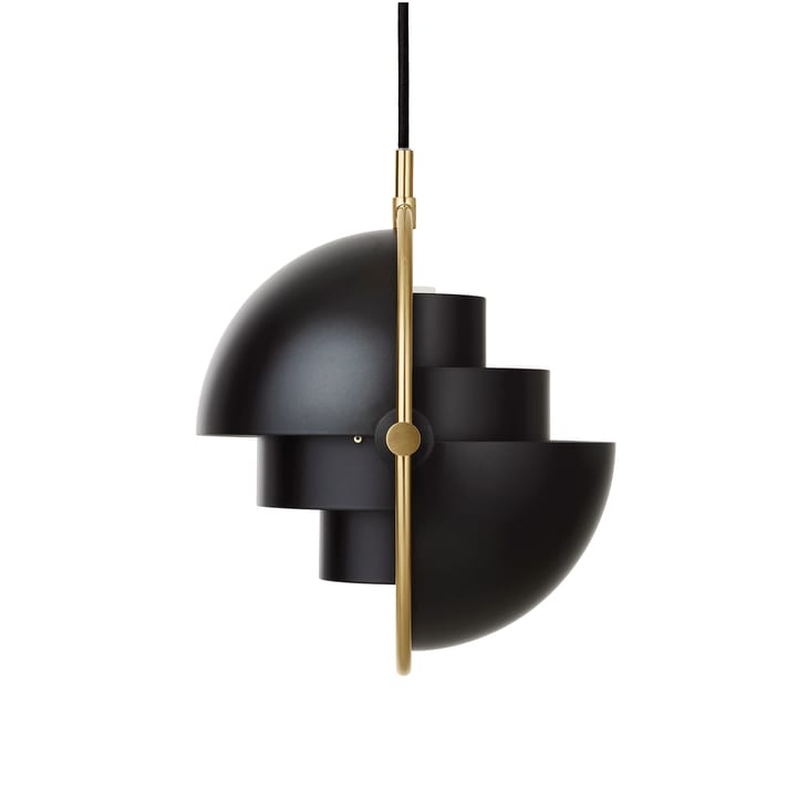 Multi-Lite loftslampe small, Messing/Sort GUBI