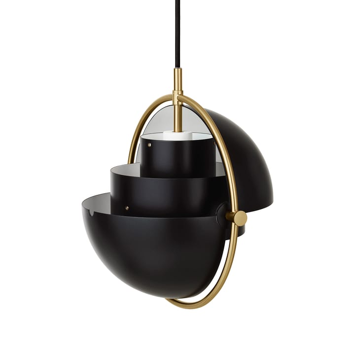 Multi-Lite loftslampe small, Messing/Sort GUBI