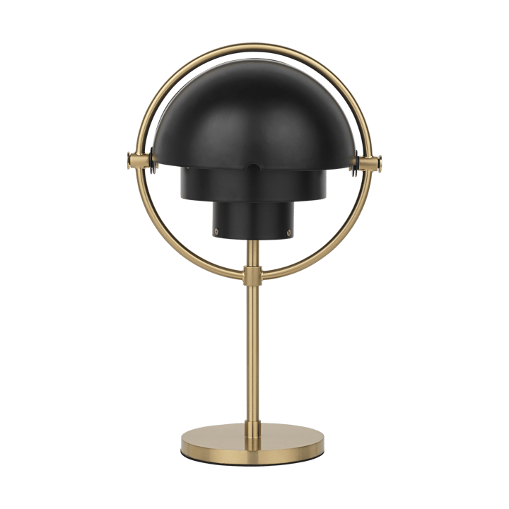 Multi-Lite portabel lampe - Black semi mat/Brass - GUBI