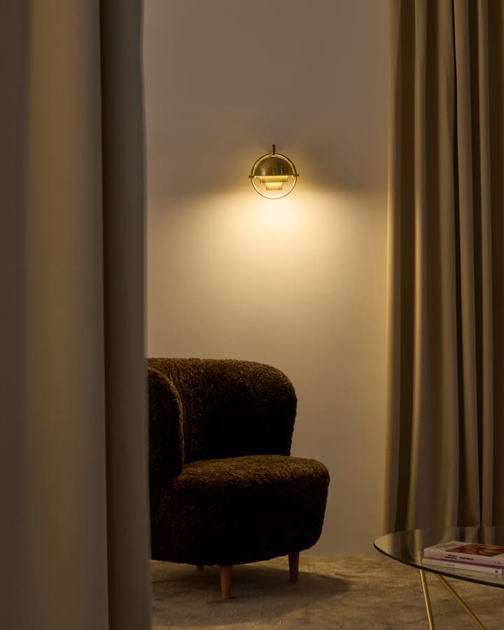 Multi-Lite væglampe, Messing GUBI