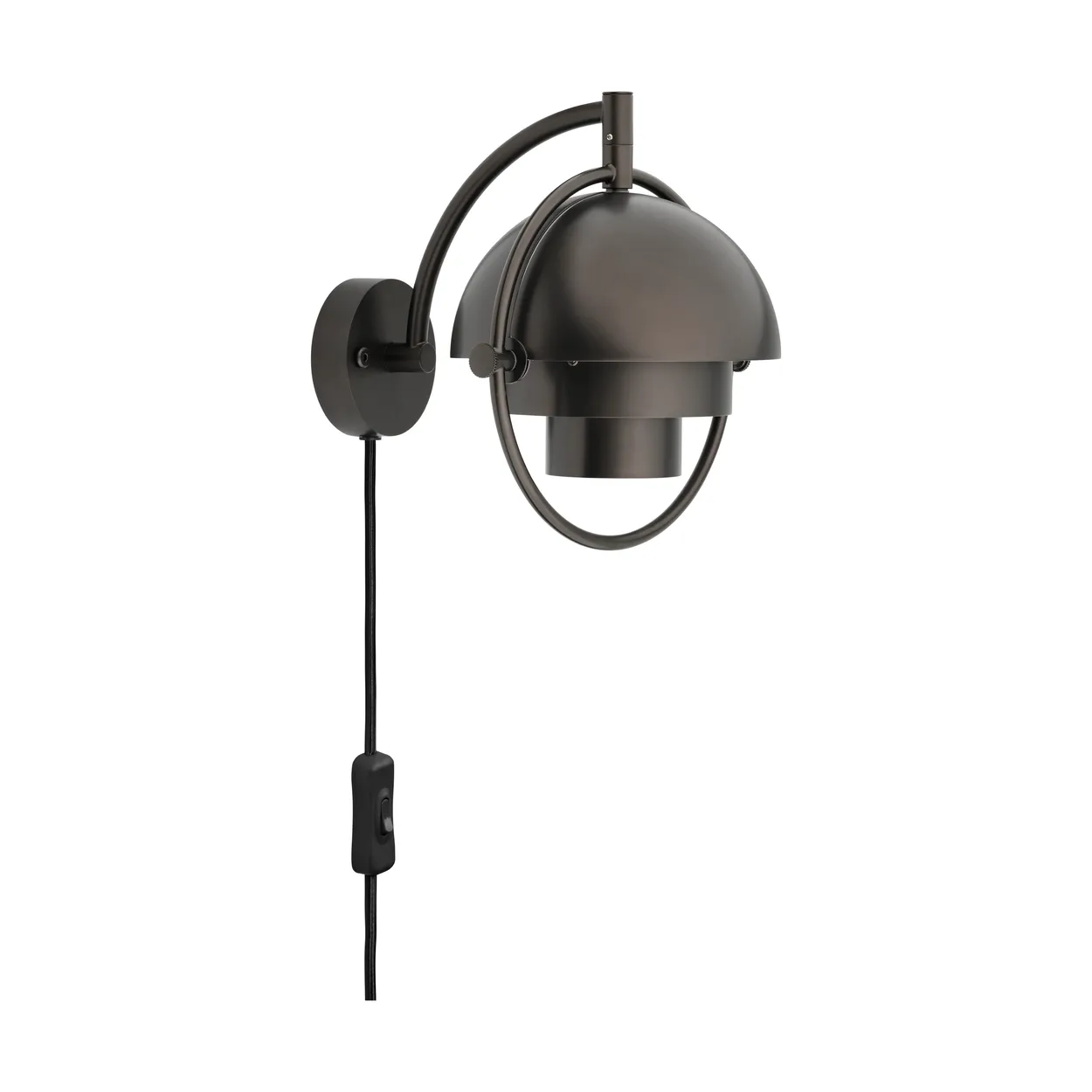 GUBI Multi-Lite væglampe Sort