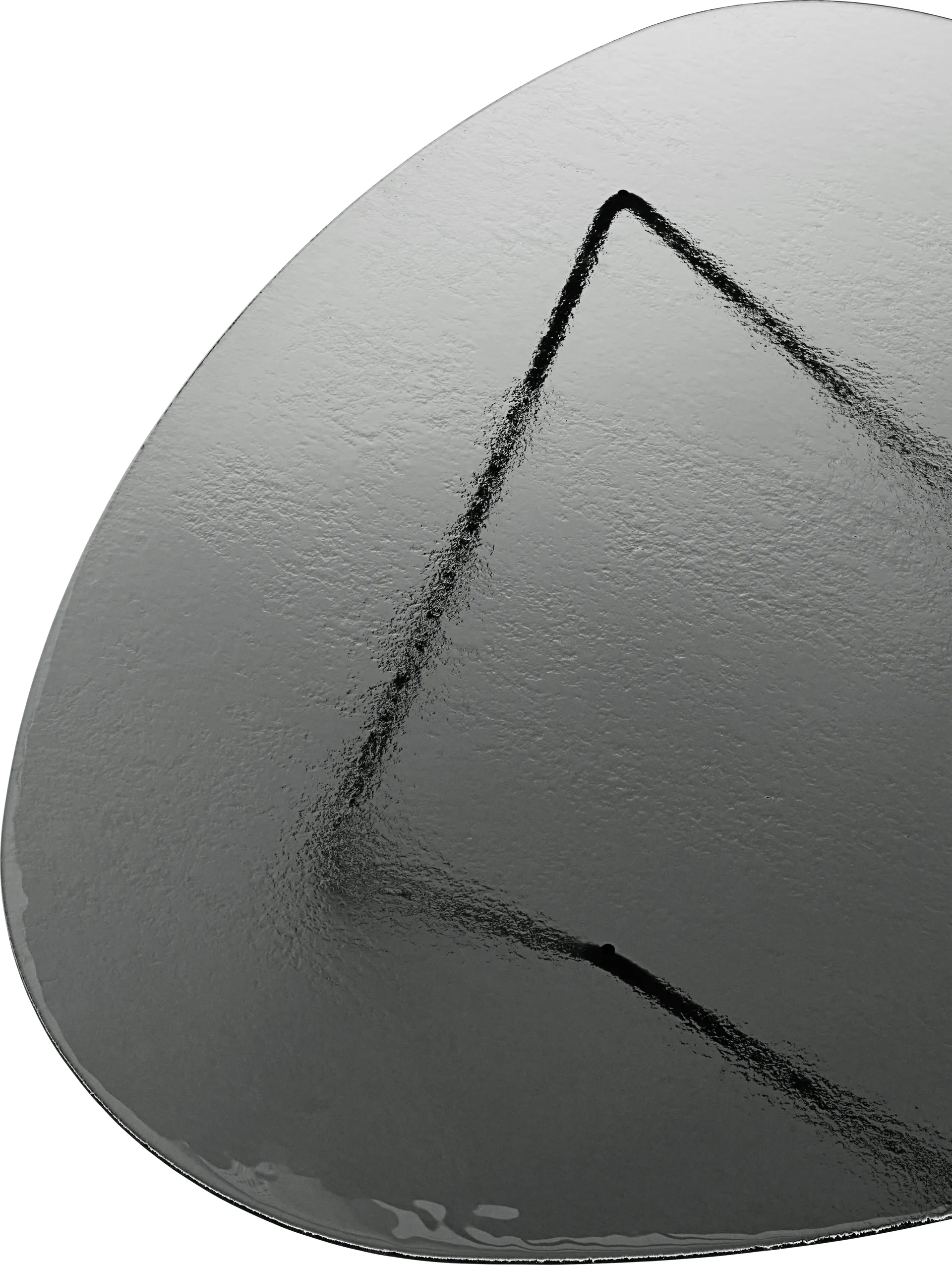 Pedrera sofabord, Sort semimat-strukturglas smoke GUBI