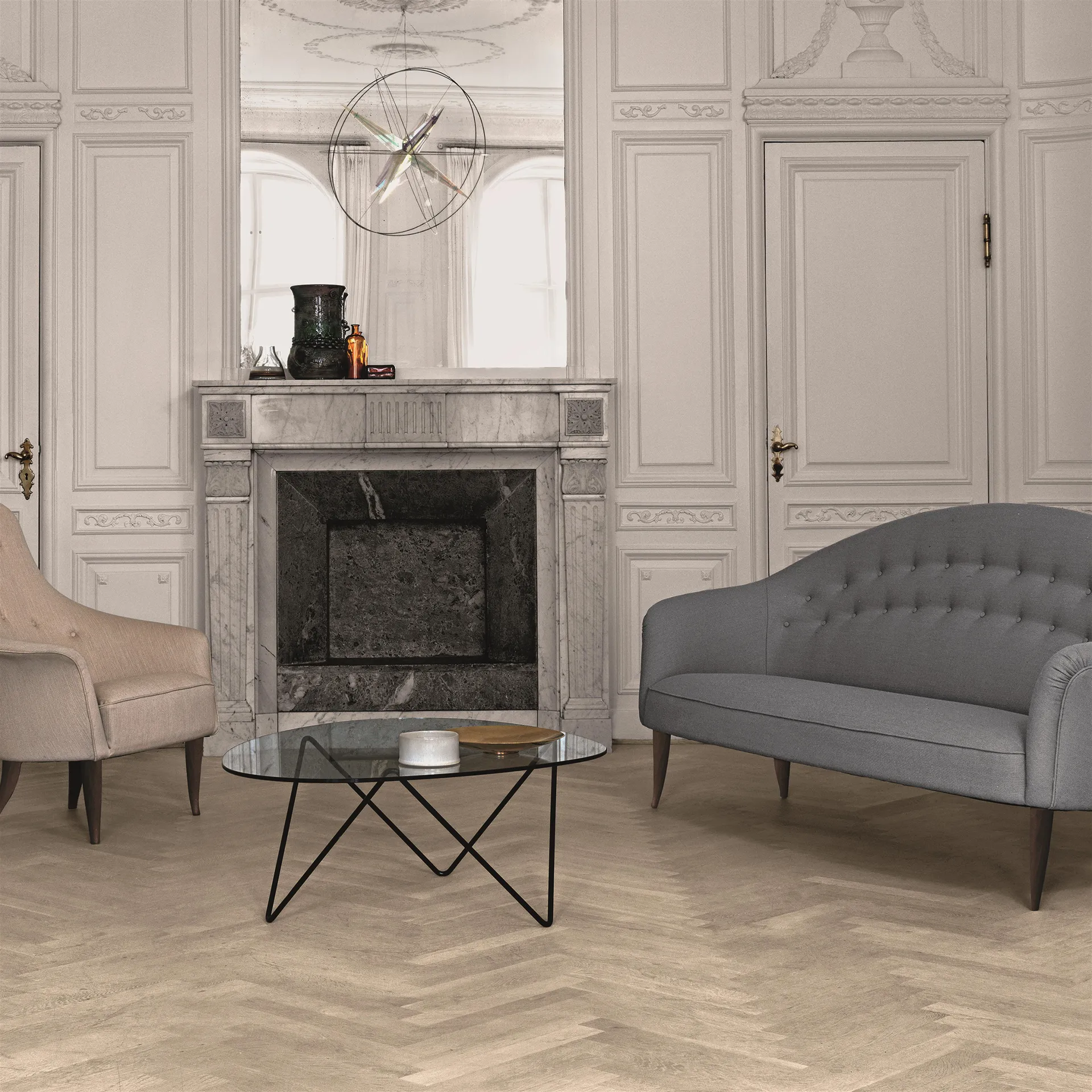 Pedrera sofabord, Sort GUBI