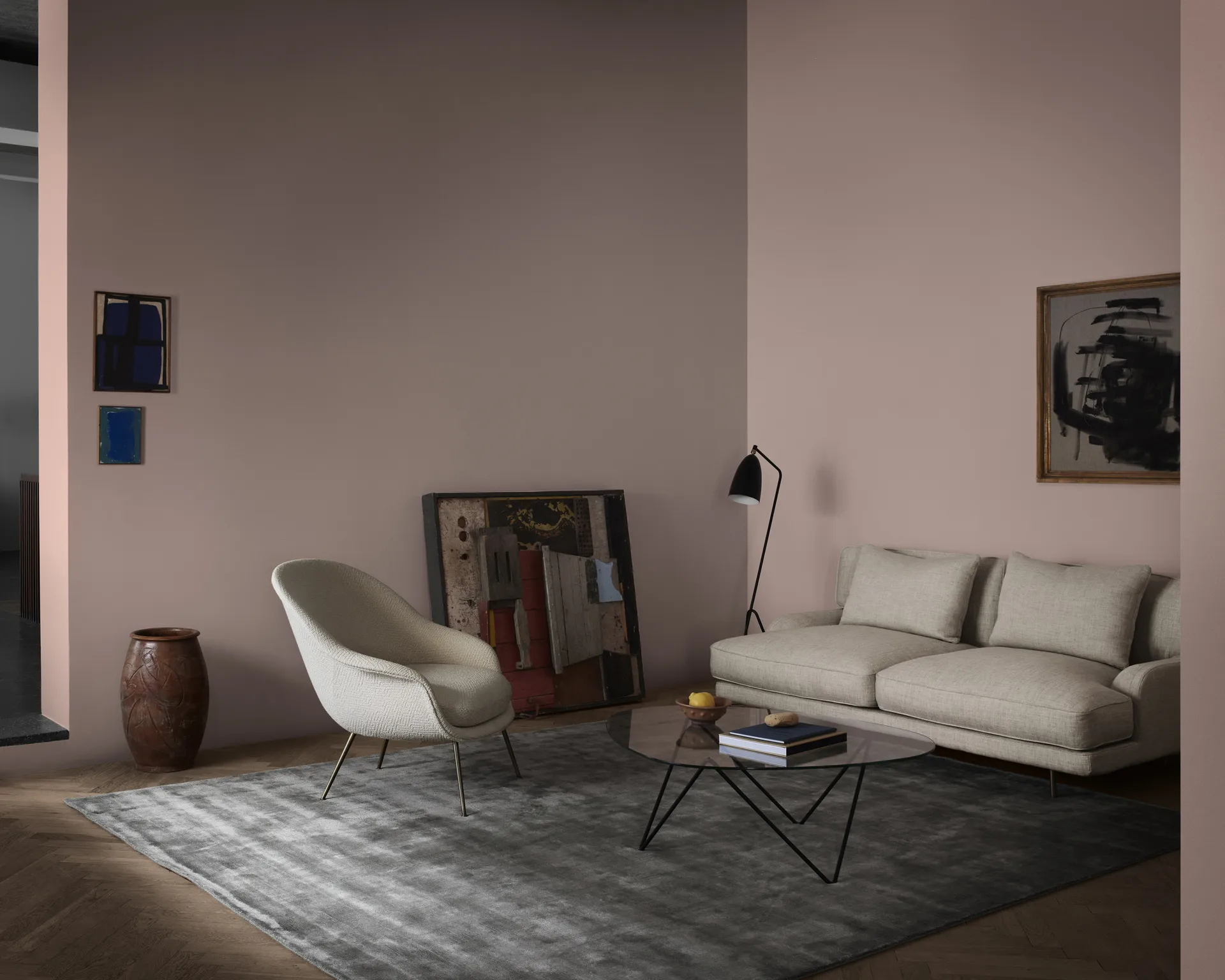 Pedrera sofabord, sorte ben GUBI