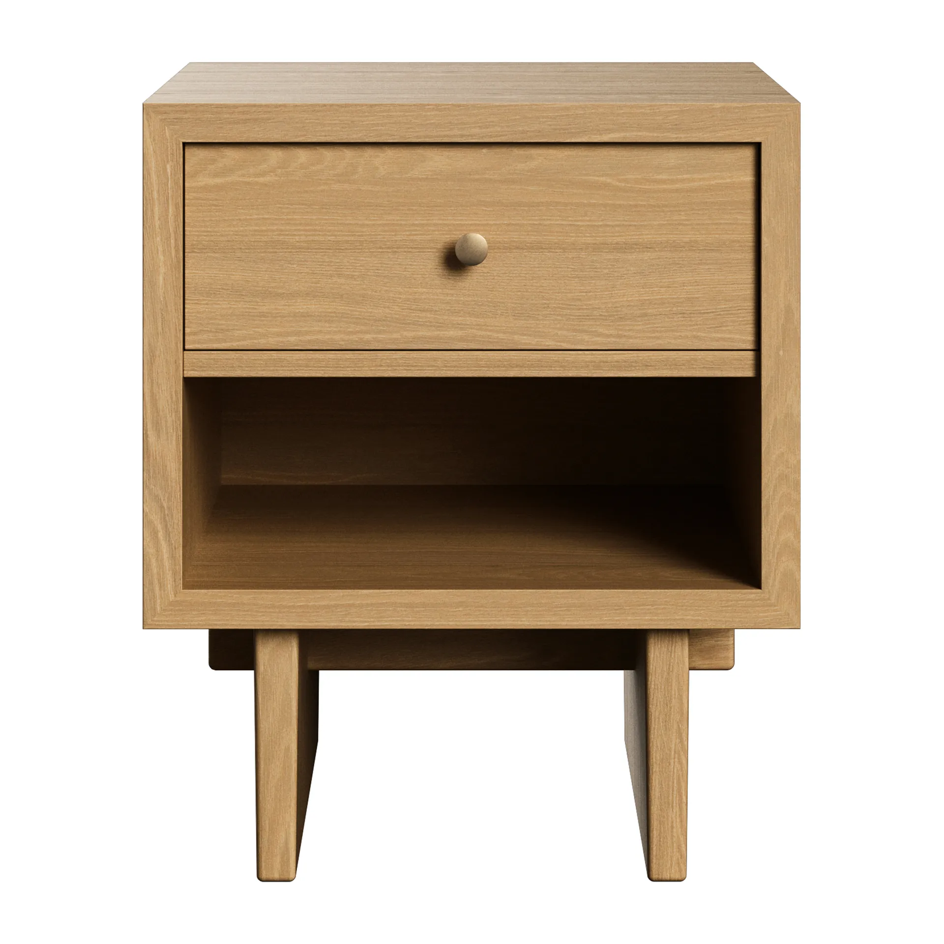 Private sidebord 40x50 cm, Lysbejdset eg GUBI