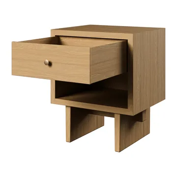Private sidebord 40x50 cm - Lysbejdset eg - GUBI