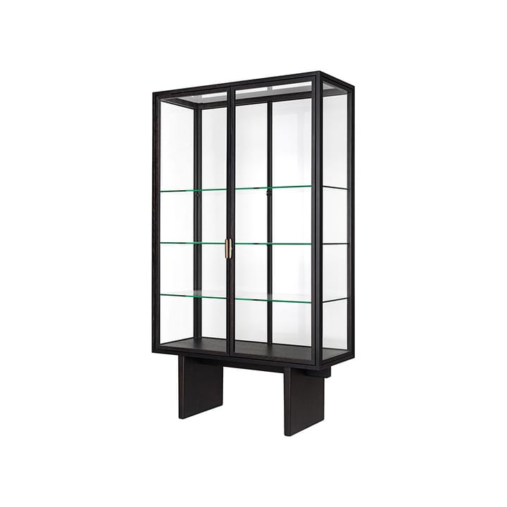 Private vitrineskab, glas, brun, sortbejdset eg GUBI