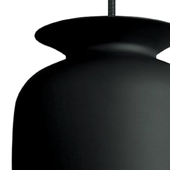 Ronde loftslampe lille, charcoal black (sort) GUBI