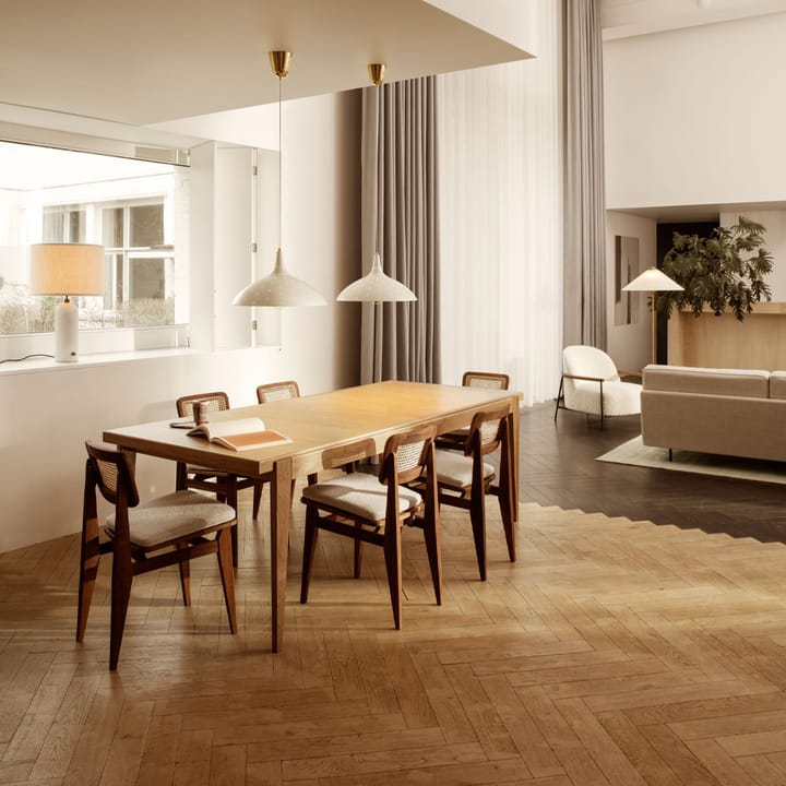 S-table spisebord, american walnut, extendable GUBI