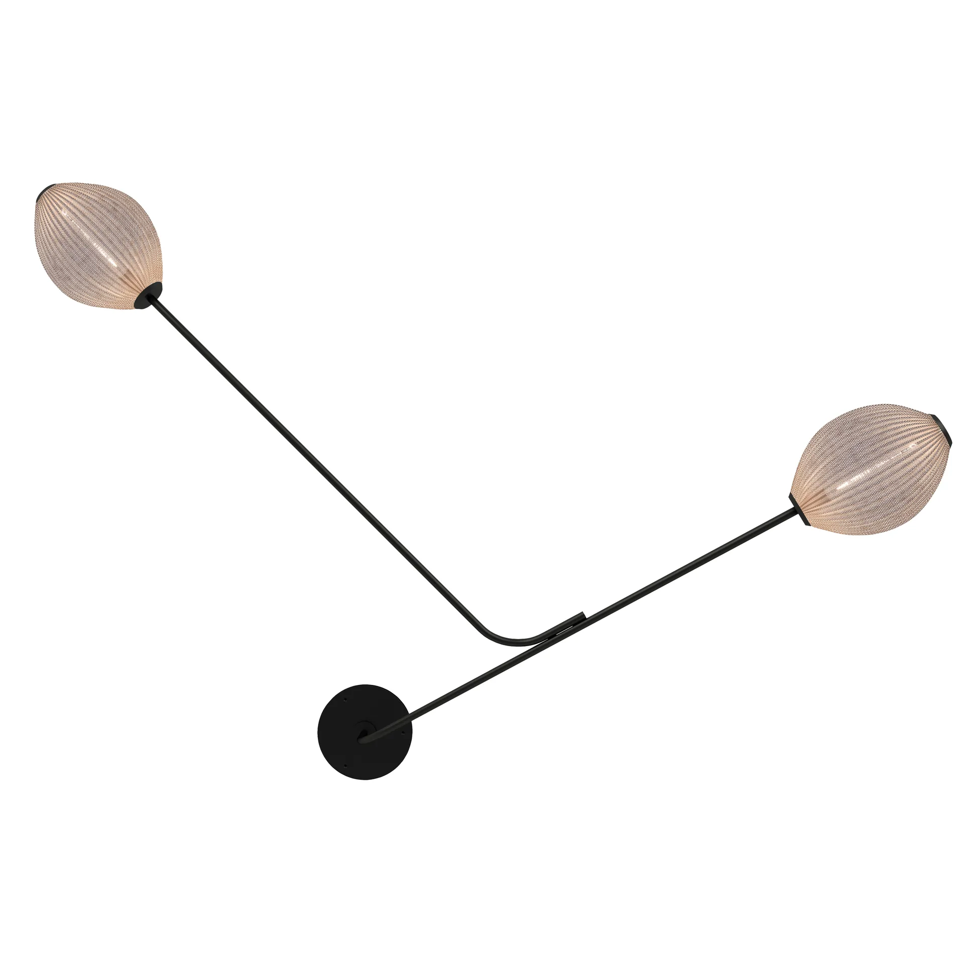 Satellite væglampe, Cream white/Semi matt GUBI