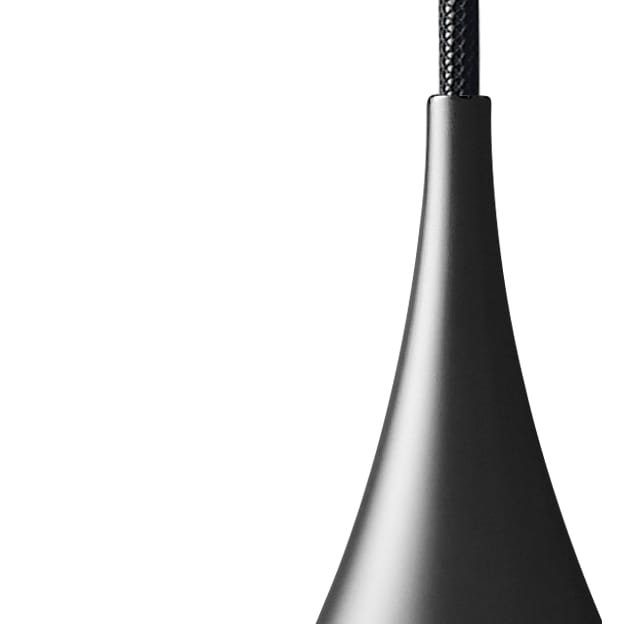 Semi lampe Ø 30 cm, Black semi matt GUBI