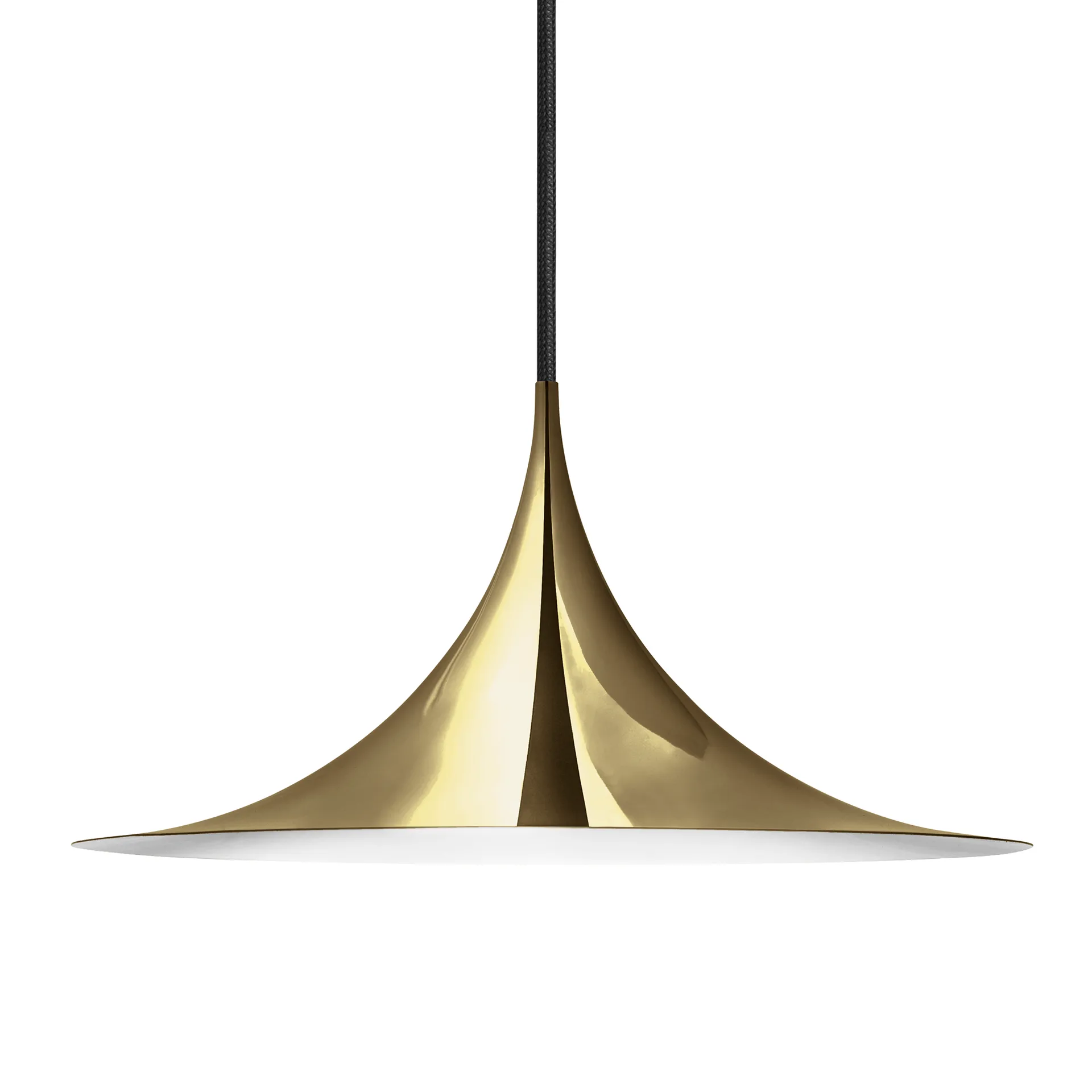 Semi lampe Ø 47 cm, Polished brass GUBI