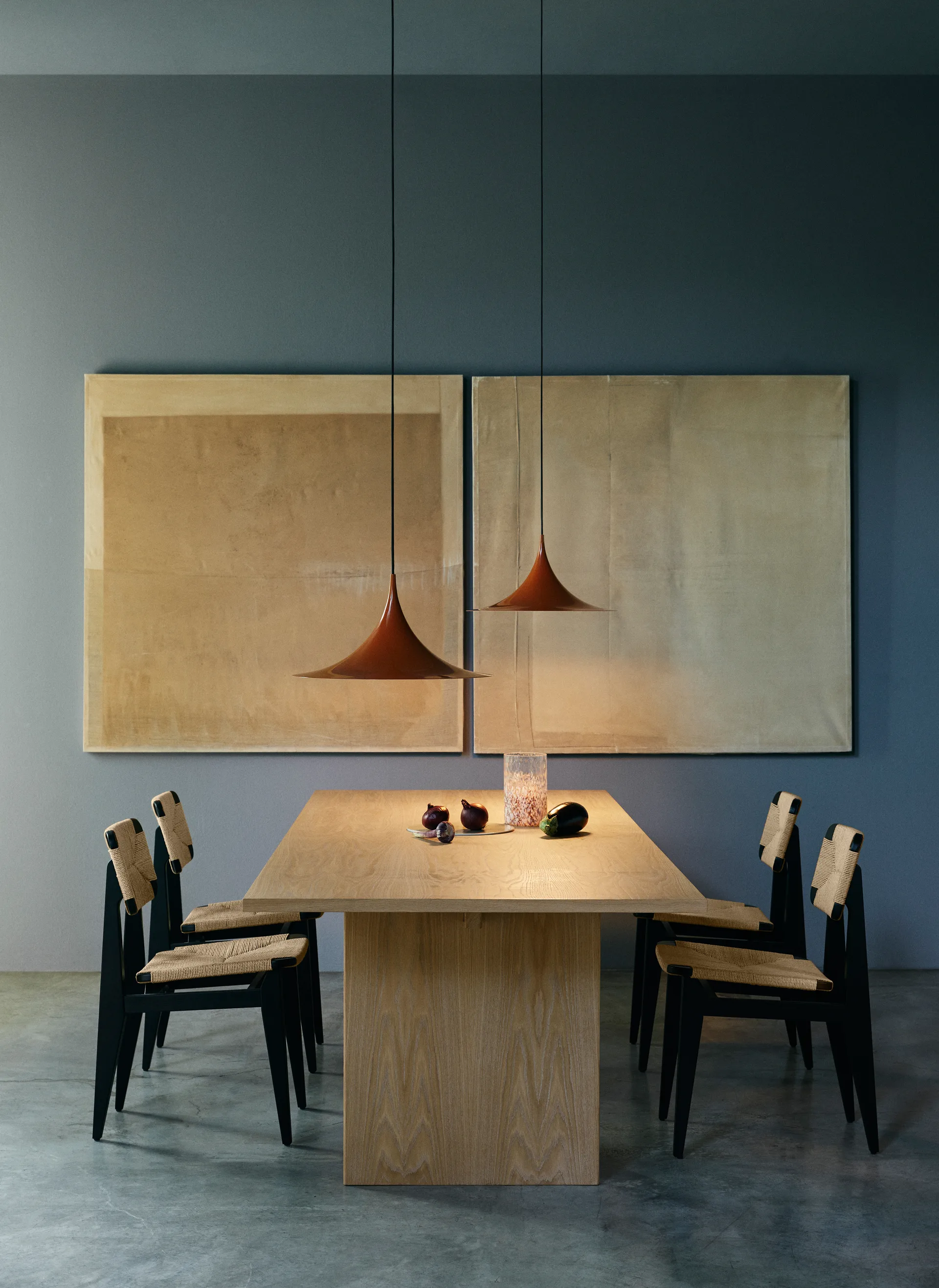 Semi lampe Ø 47 cm, Roasted pumpkin glossy GUBI