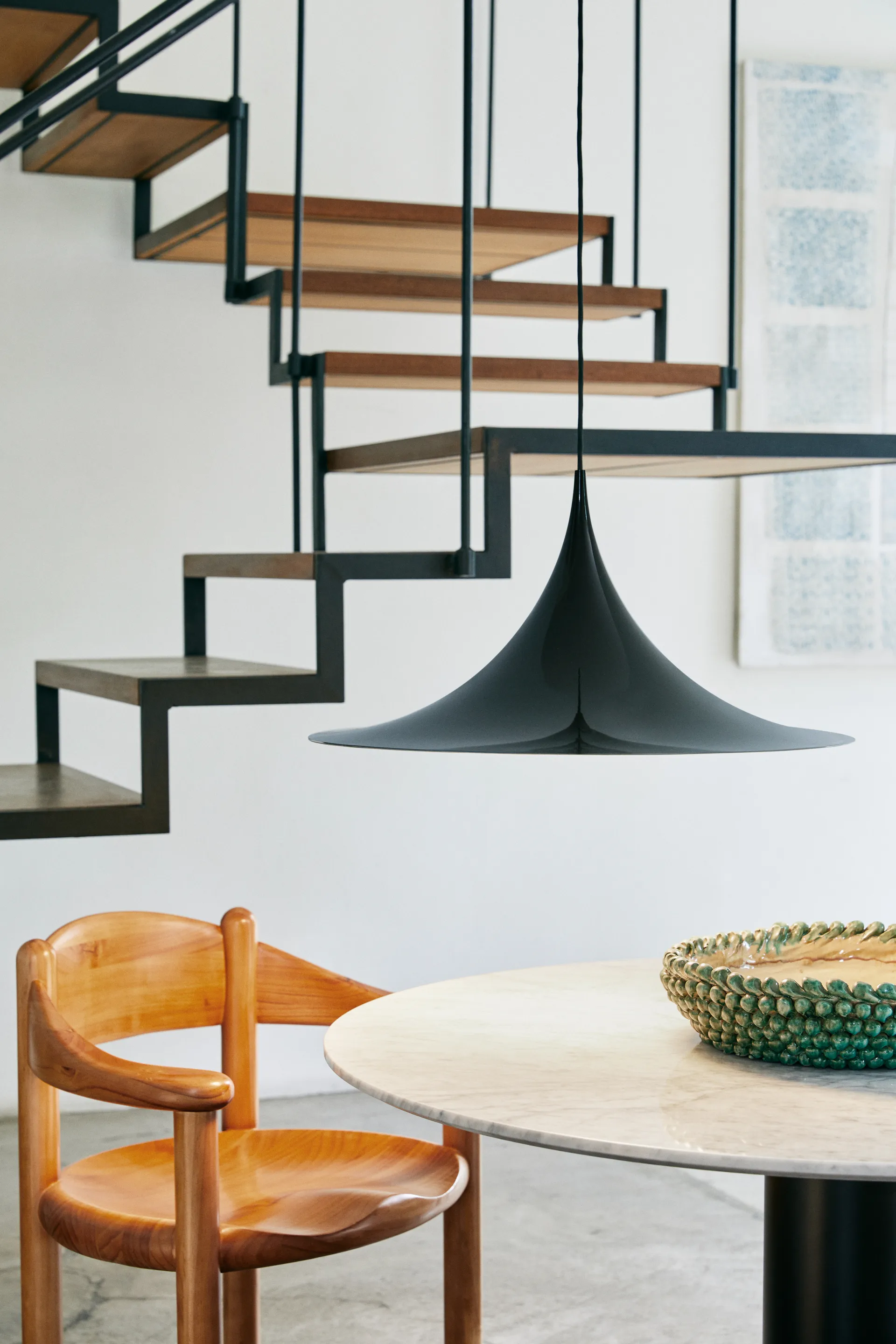 Semi lampe Ø 60 cm, Dark cocoa glossy GUBI