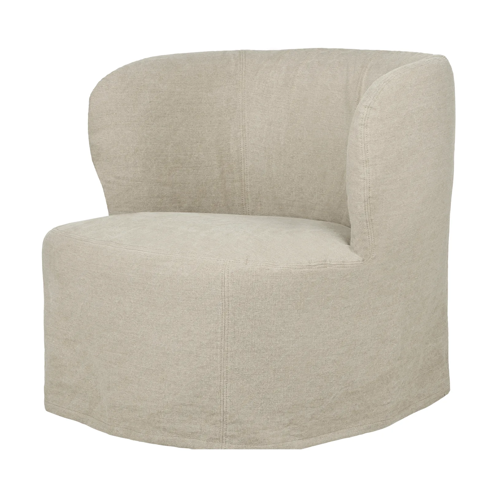 Stay Slipcover loungestol, Linen 0023, large GUBI