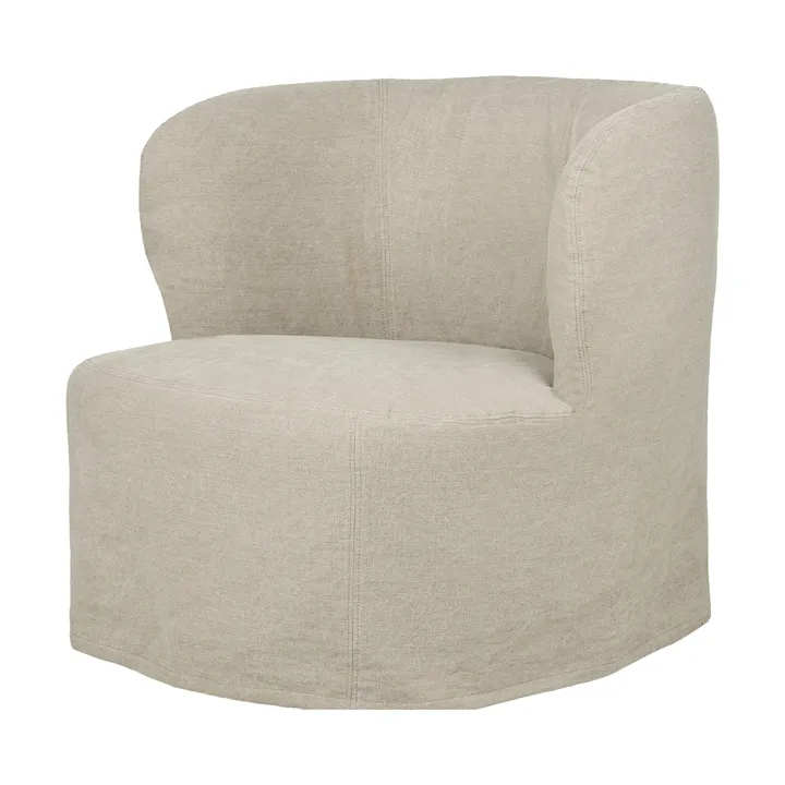 Stay Slipcover loungestol - Linen 0023, large - GUBI