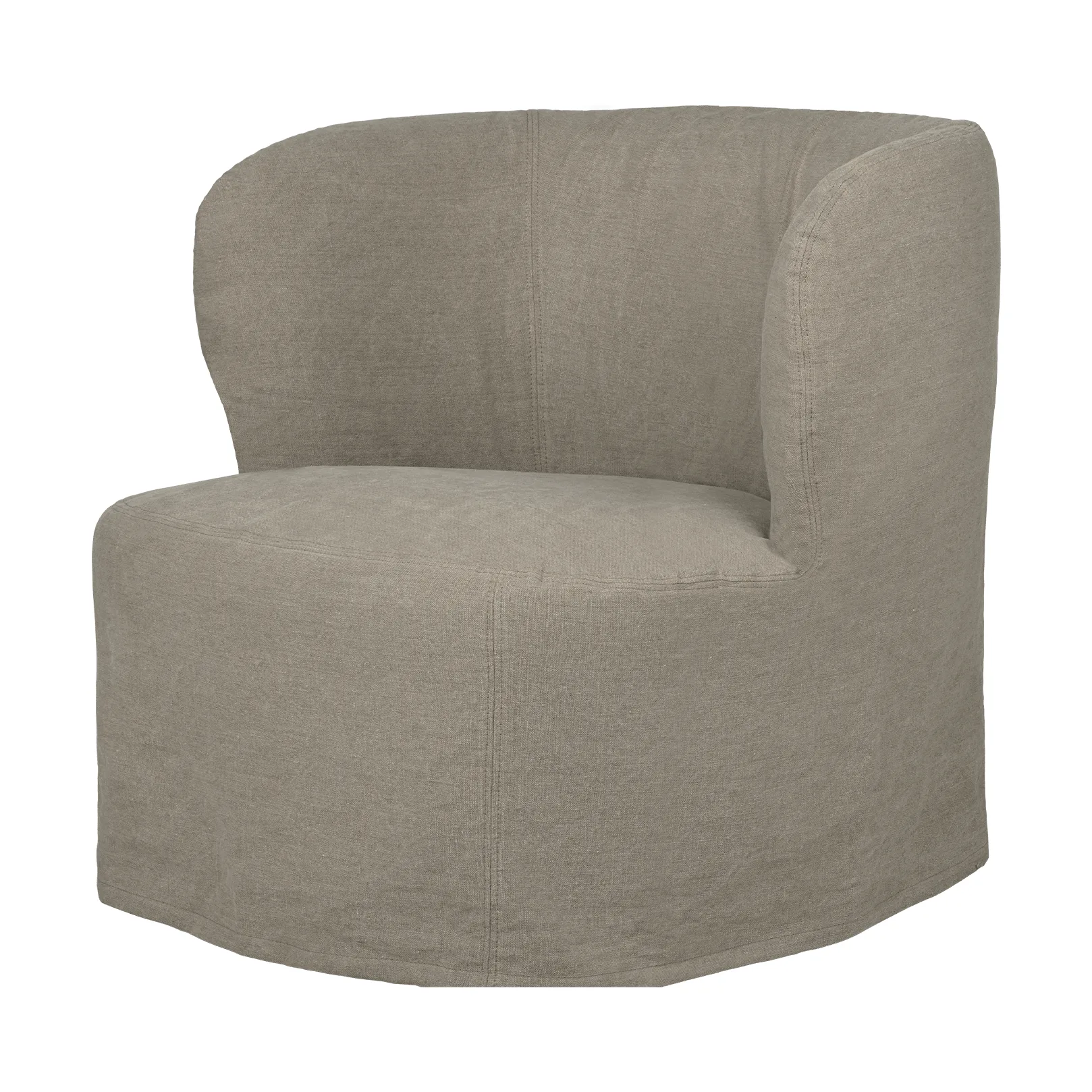 Stay Slipcover loungestol, Linen 0024, large GUBI