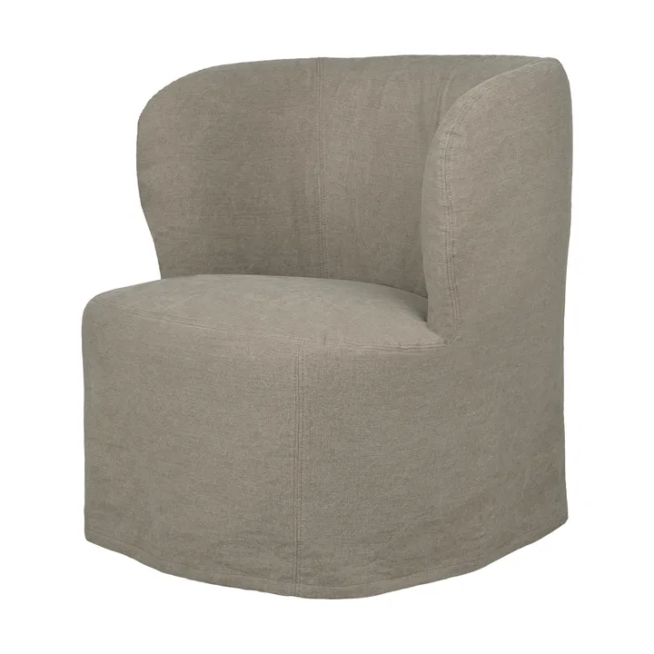 Stay Slipcover loungestol - Linen 0024, small - GUBI