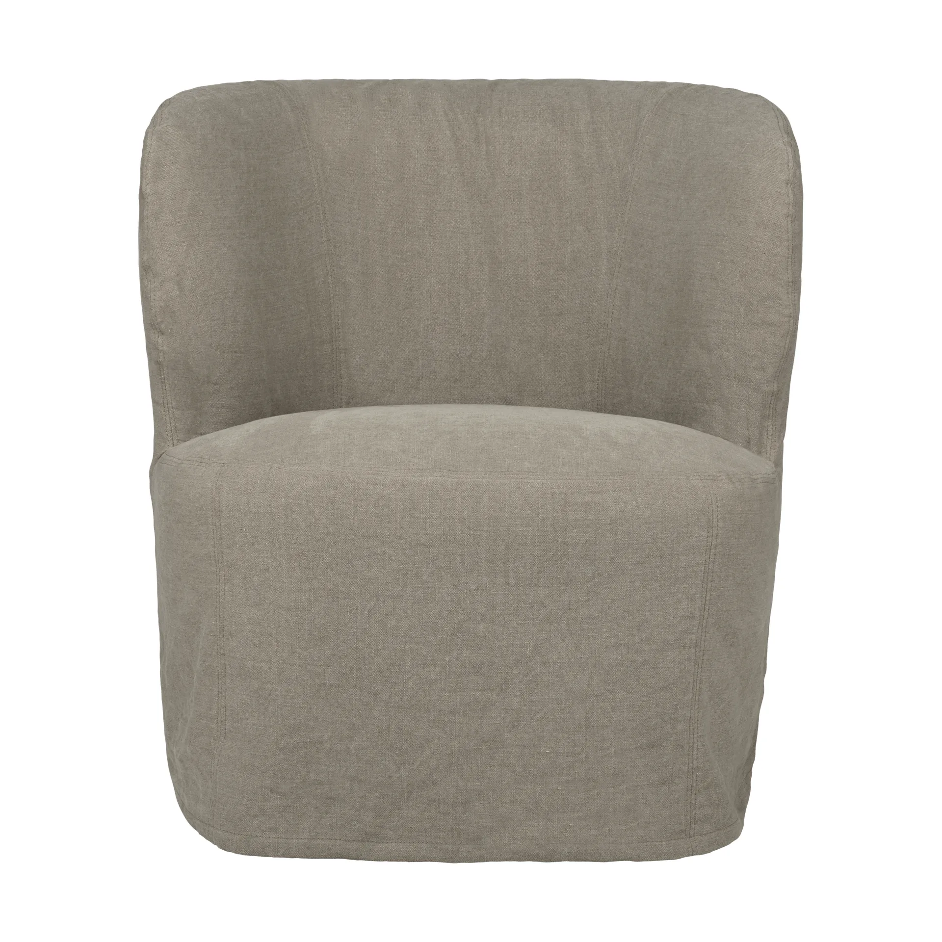 Stay Slipcover loungestol, Linen 0024, small GUBI
