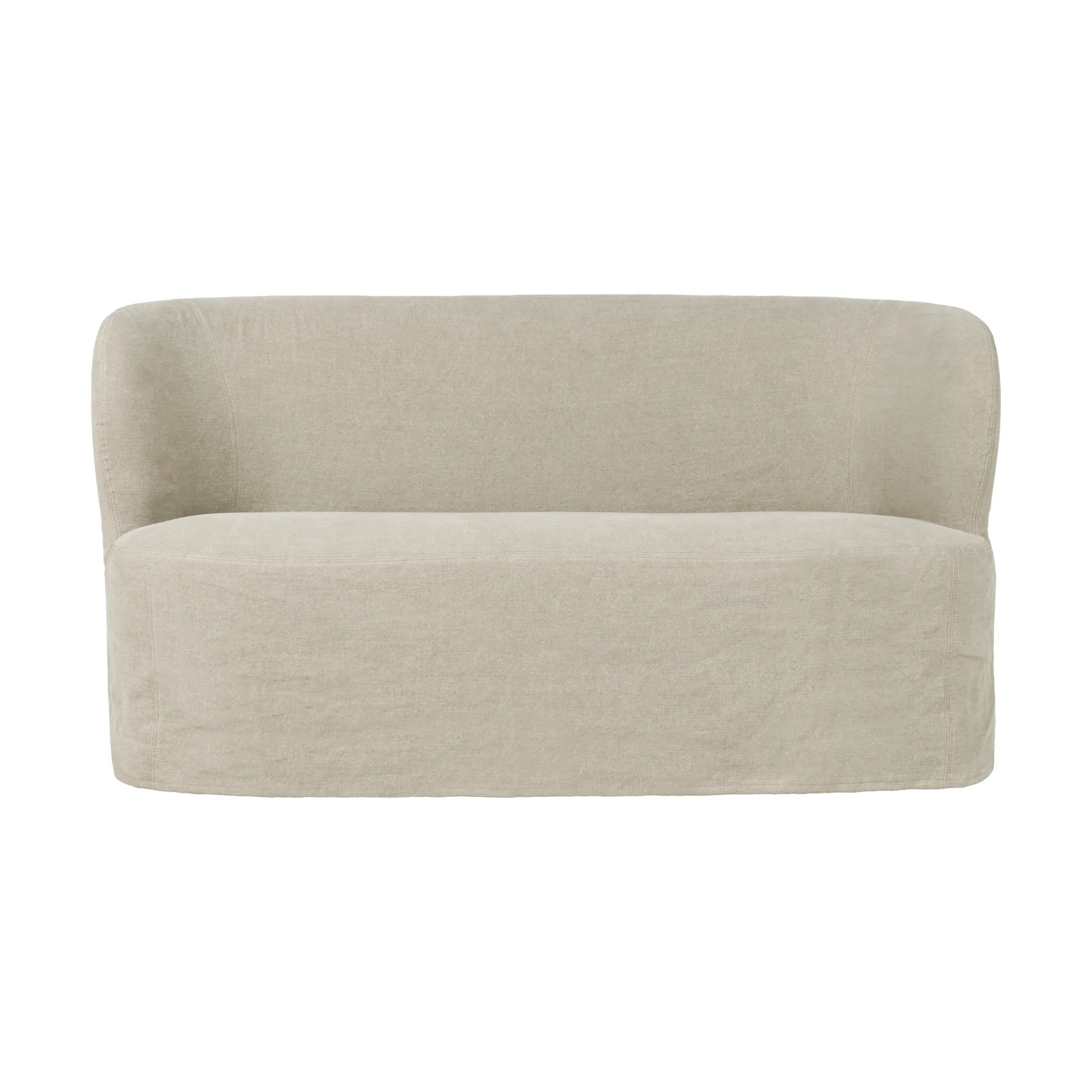 Stay Slipcover sofa, Linen 0023, 150x70 cm, 2-sæders GUBI