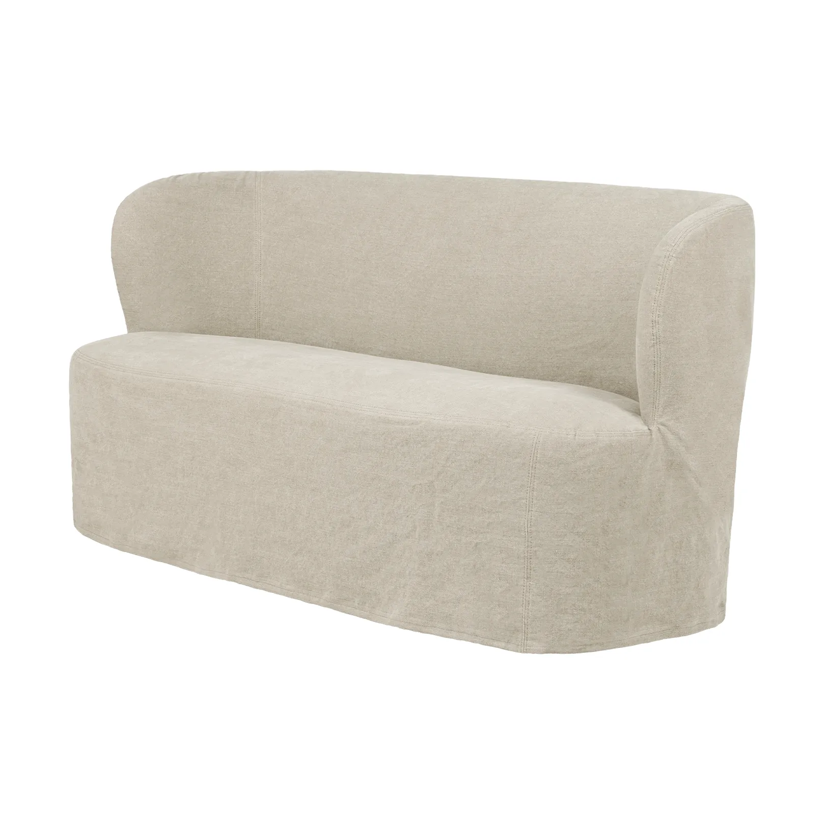 Stay Slipcover sofa, Linen 0023, 150x70 cm, 2-sæders GUBI