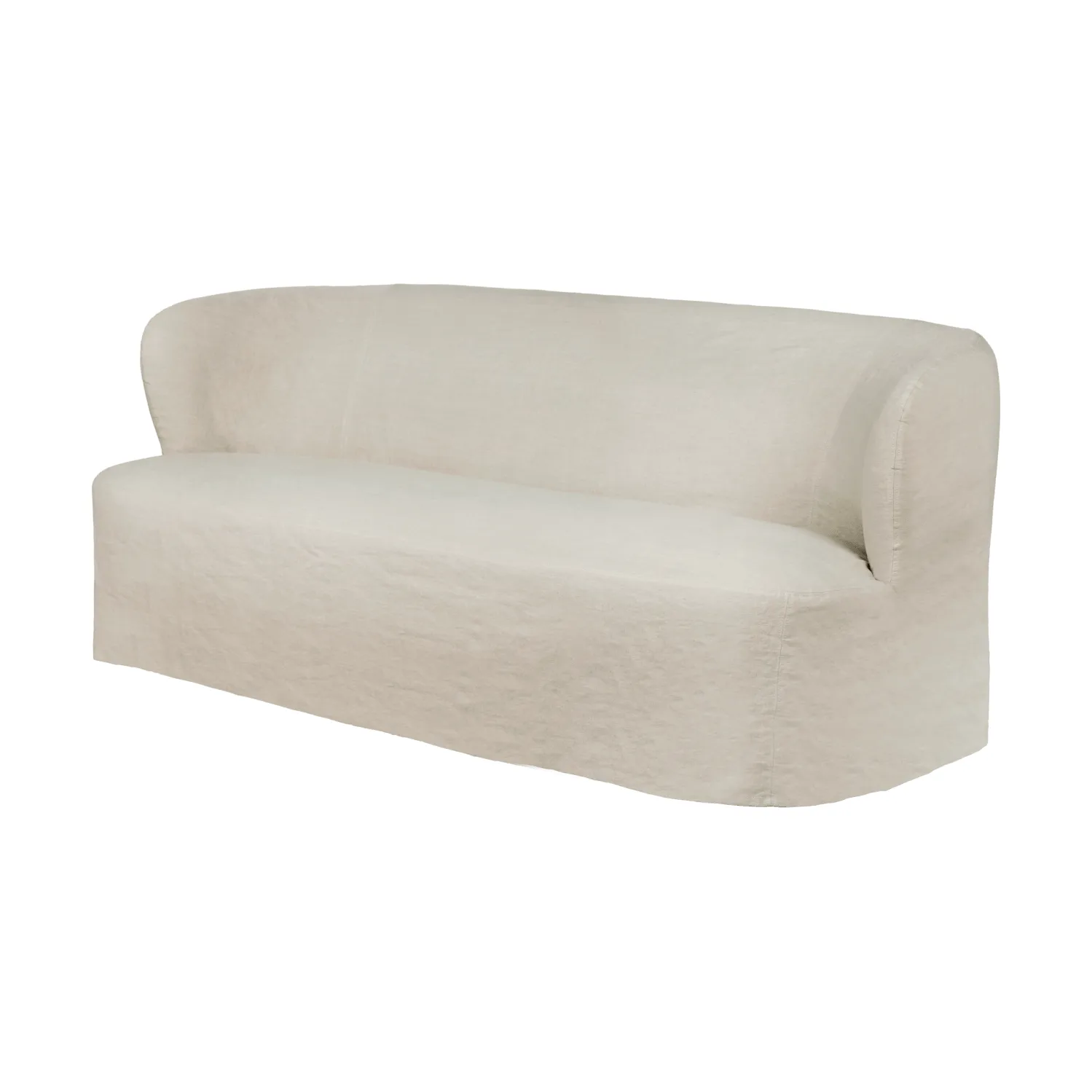 Stay Slipcover sofa, Linen 0023, 190x95 cm, 2,5-personers sofa GUBI