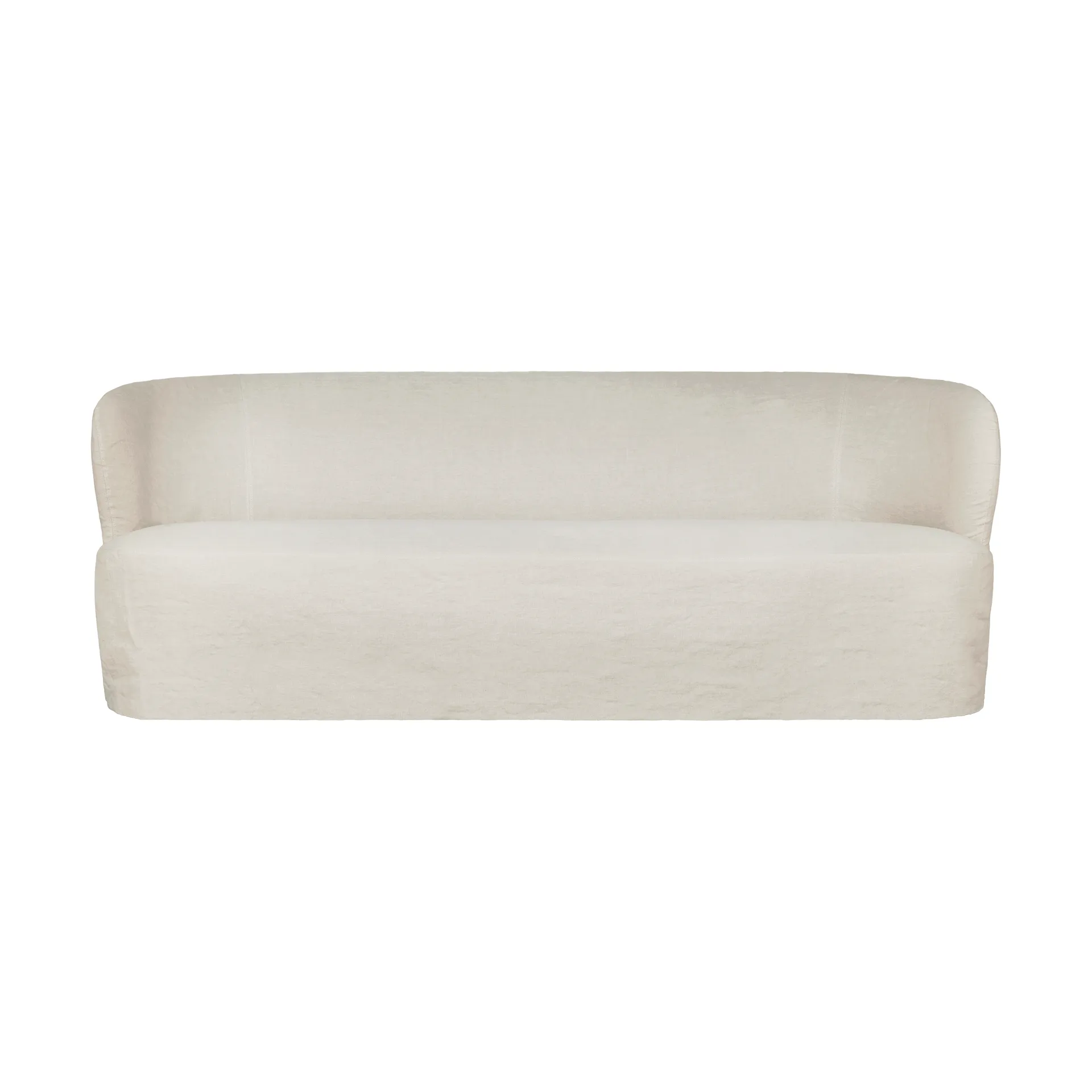 Stay Slipcover sofa, Linen 0023, 220x95 cm, 3-personers sofa GUBI