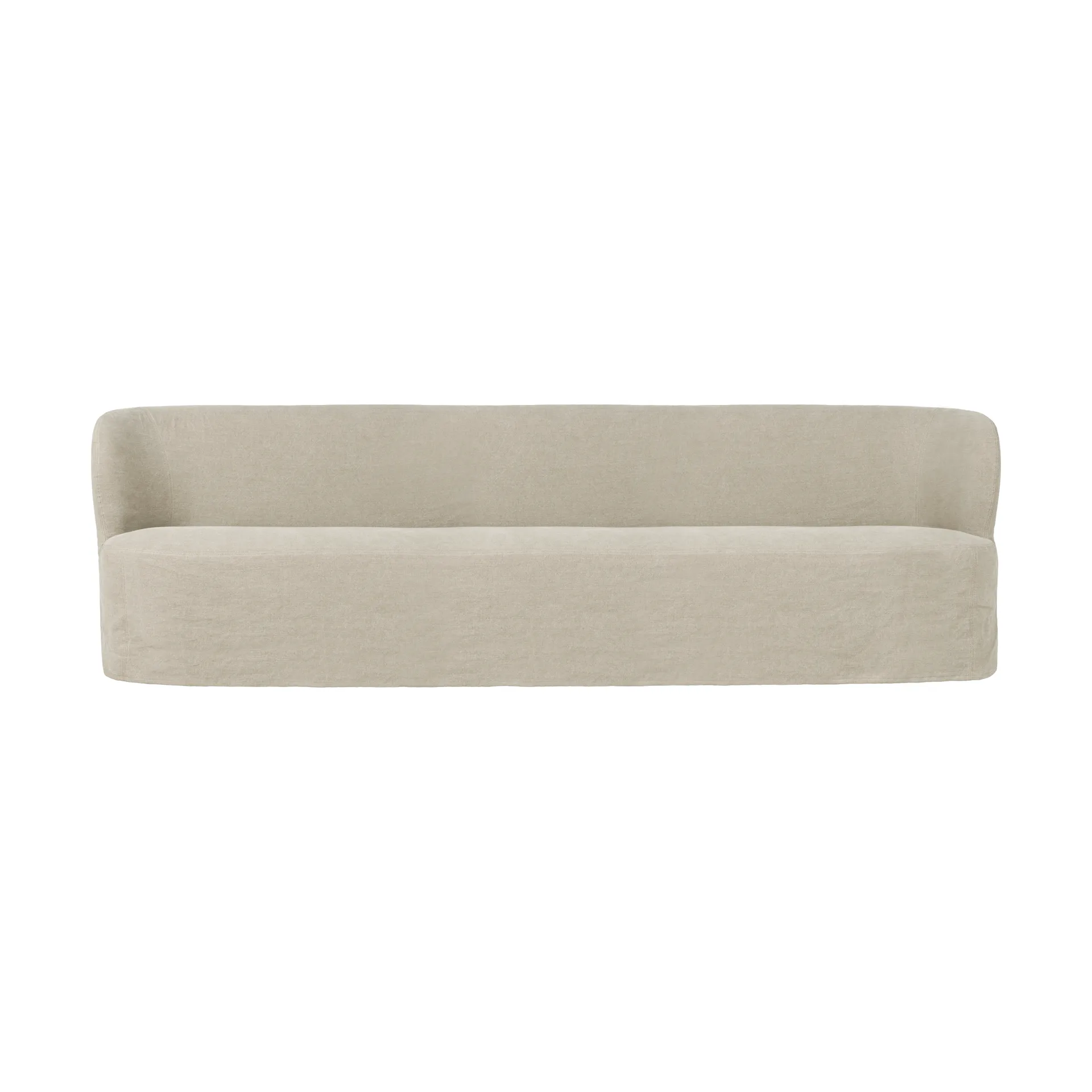 Stay Slipcover sofa, Linen 0023, 260x70 cm, 4-personers GUBI