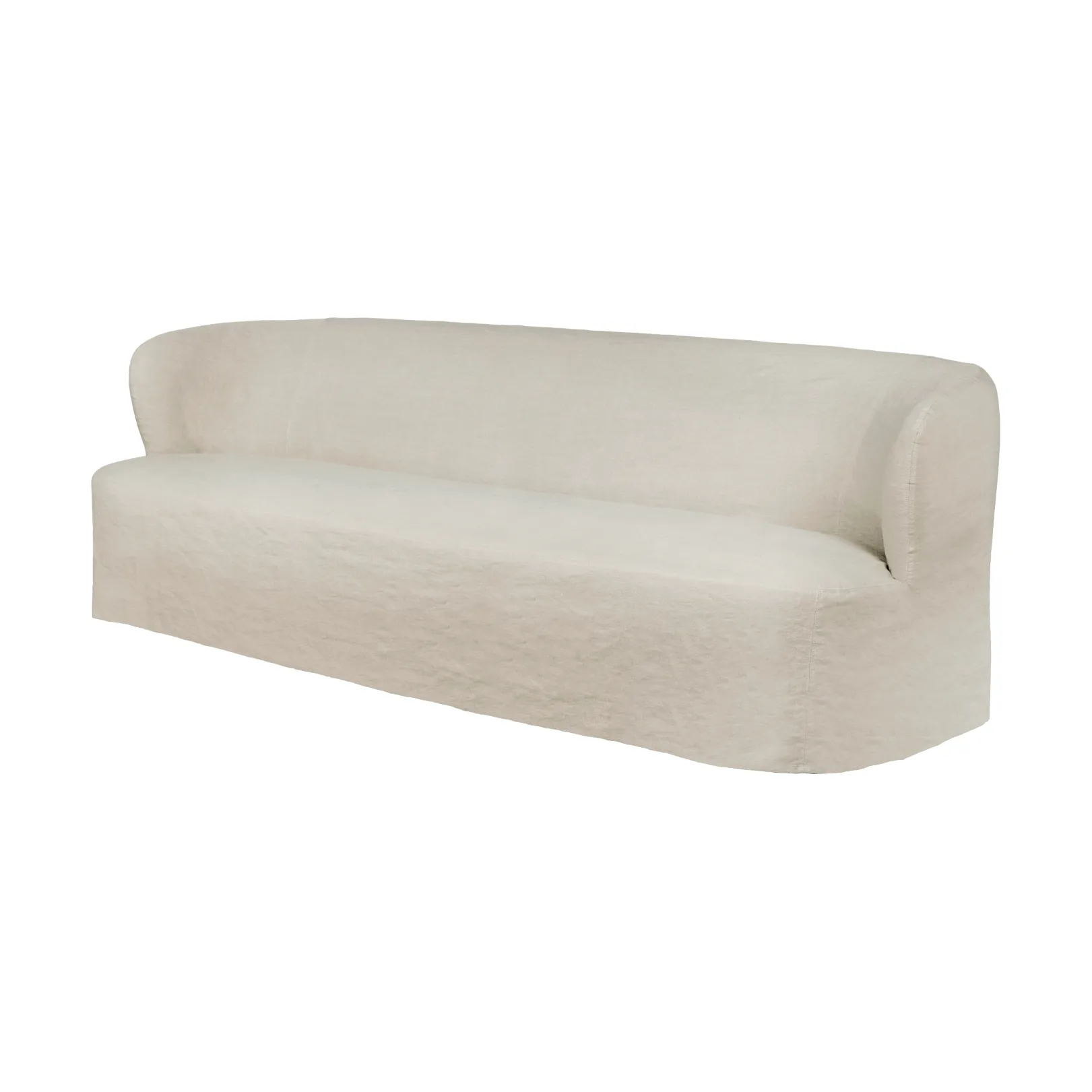 Stay Slipcover sofa, Linen 0023, 260x95 cm, 4-personers sofa GUBI